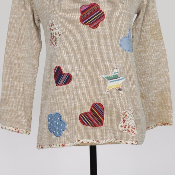 Dayou Fashion Woven Top Has Floral Trim size M - Picture 4 of 14